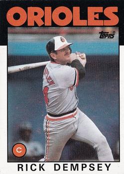1986 Topps #358 Rick Dempsey Front