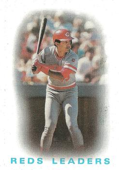 1986 Topps #366 Reds Leaders Front