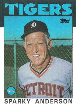1986 Topps #411 Sparky Anderson Front