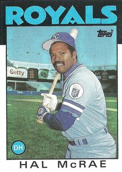 1986 Topps #415 Hal McRae Front