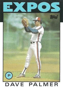 1986 Topps #421 Dave Palmer Front