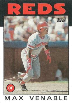 1986 Topps #428 Max Venable Front