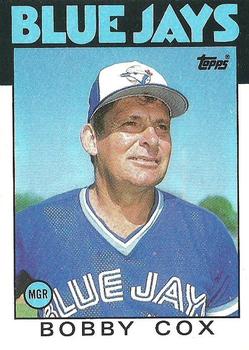 1986 Topps #471 Bobby Cox Front
