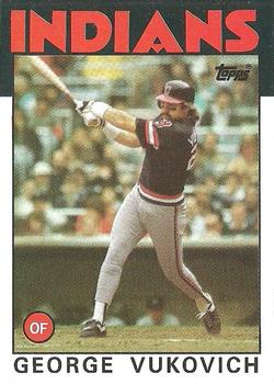 1986 Topps #483 George Vukovich Front