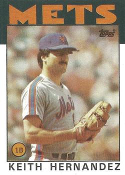 1986 Topps #520 Keith Hernandez Front