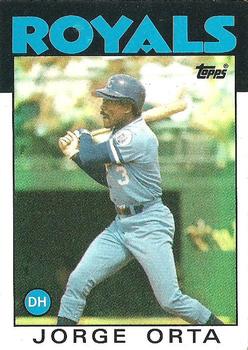 1986 Topps #541 Jorge Orta Front