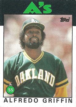 1986 Topps #566 Alfredo Griffin Front