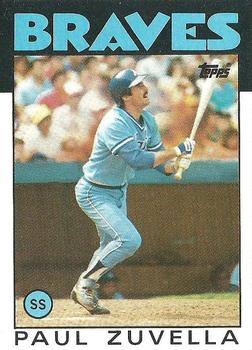 1986 Topps #572 Paul Zuvella Front