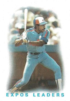 1986 Topps #576 Expos Leaders Front