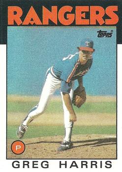 1986 Topps #586 Greg Harris Front