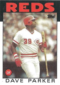 1986 Topps #595 Dave Parker Front