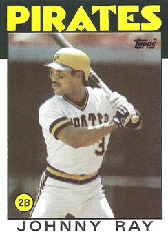 1986 Topps #615 Johnny Ray Front