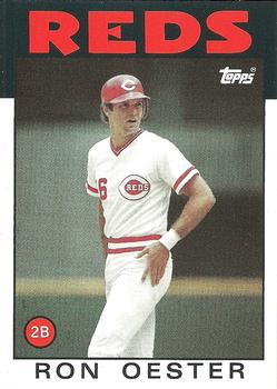 1986 Topps #627 Ron Oester Front