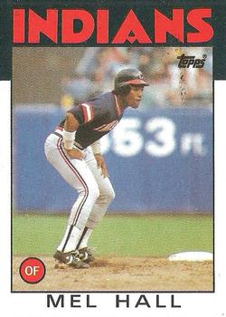 1986 Topps #647 Mel Hall Front