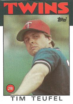 1986 Topps #667 Tim Teufel Front