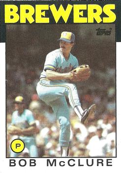 1986 Topps #684 Bob McClure Front
