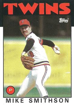 1986 Topps #695 Mike Smithson Front