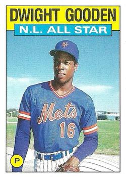 1986 Topps #709 Dwight Gooden Front