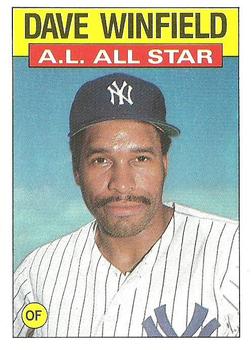 1986 Topps #717 Dave Winfield Front