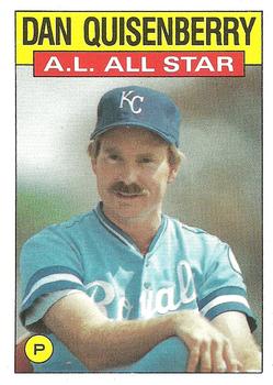 1986 Topps #722 Dan Quisenberry Front
