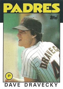 1986 Topps #735 Dave Dravecky Front