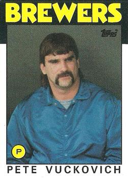 1986 Topps #737 Pete Vuckovich Front