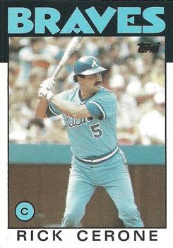 1986 Topps #747 Rick Cerone Front