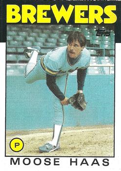 1986 Topps #759 Moose Haas Front
