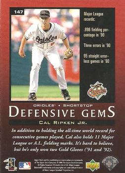 1997 Upper Deck #147 Cal Ripken Jr. Back