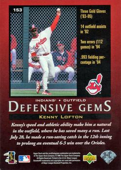 1997 Upper Deck #153 Kenny Lofton Back