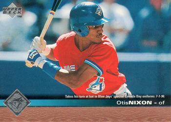 1996 Otis Nixon Game Worn Toronto Blue Jays Jersey.  Baseball, Lot  #44238