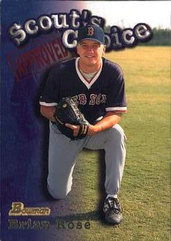1998 Bowman - Scout's Choice #SC14 Brian Rose Front