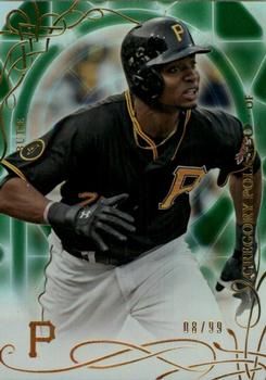2015 Topps Tribute - Green #95 Gregory Polanco Front