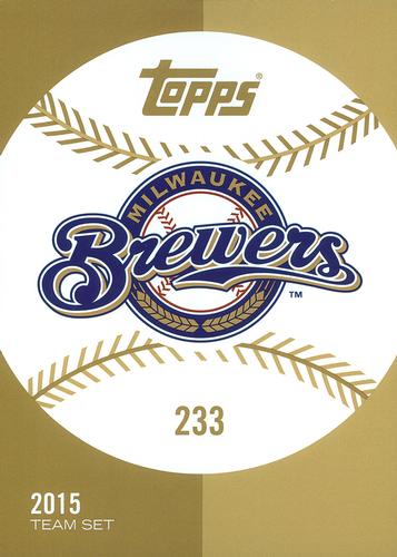 2015 Topps MLB Collection '52 Tribute 5x7 - Gold 5x7 #233 Matt Garza Back