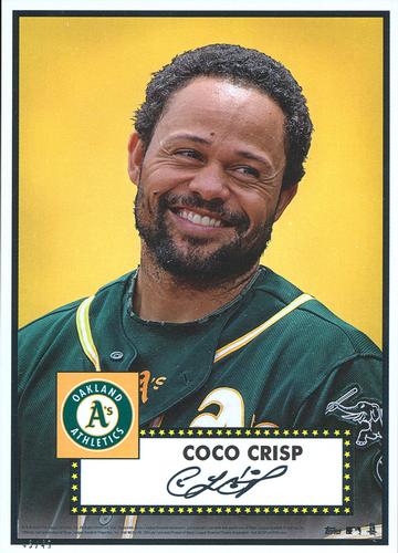 2015 Topps MLB Collection '52 Tribute 5x7 - Gold 5x7 #272 Coco Crisp Front