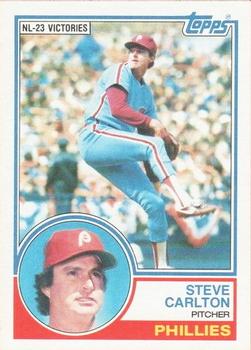 1983 Topps - 1982 League Leaders #NNO Steve Carlton Front