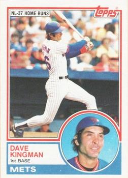 1983 Topps - 1982 League Leaders #NNO Dave Kingman Front