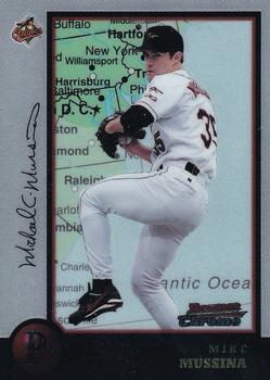 1998 Bowman Chrome - International #9 Mike Mussina Front