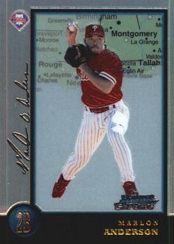 1998 Bowman Chrome - International #436 Marlon Anderson Front