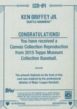 2015 Topps Museum Collection - Canvas Collection Reprints #CCR-04 Ken Griffey Jr. Back