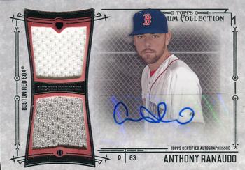 2015 Topps Museum Collection - Single-Player Signature Swatches Dual Relic Auto #SSD-ARA Anthony Ranaudo Front