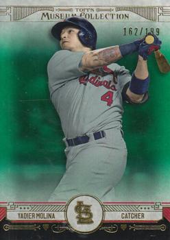 2015 Topps Museum Collection - Green #47 Yadier Molina Front