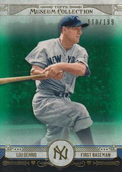 2015 Topps Museum Collection - Green #60 Lou Gehrig Front