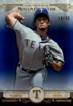 2015 Topps Museum Collection - Blue #5 Yu Darvish Front