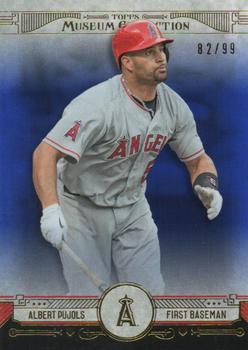 2015 Topps Museum Collection - Blue #16 Albert Pujols Front