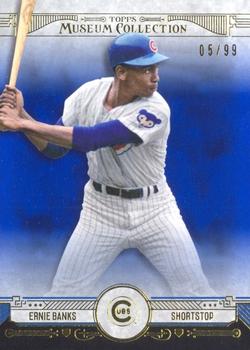 2015 Topps Museum Collection - Blue #62 Ernie Banks Front