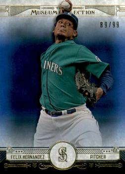 2015 Topps Museum Collection - Blue #63 Felix Hernandez Front