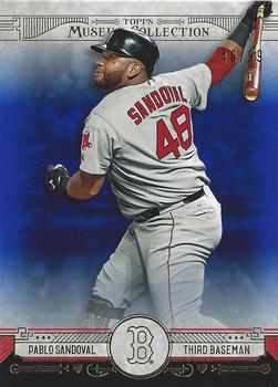 2015 Topps Museum Collection - Blue #65 Pablo Sandoval Front