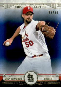 2015 Topps Museum Collection - Blue #73 Adam Wainwright Front