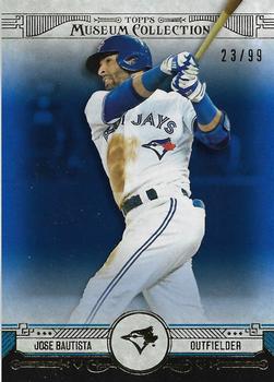 2015 Topps Museum Collection - Blue #89 Jose Bautista Front